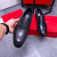 Cheap Salvatore Ferragamo Leather Shoes For Men #1180037 Replica Wholesale [$96.00 USD] [ITEM#1180037] on Replica Salvatore Ferragamo Leather Shoes