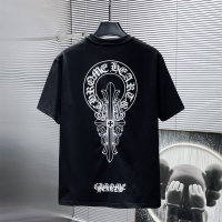 Cheap Chrome Hearts T-Shirts Short Sleeved For Unisex #1181435 Replica Wholesale [$32.00 USD] [ITEM#1181435] on Replica Chrome Hearts T-Shirts