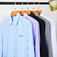 Cheap Salvatore Ferragamo Shirts Long Sleeved For Unisex #1181787 Replica Wholesale [$40.00 USD] [ITEM#1181787] on Replica Salvatore Ferragamo Shirts