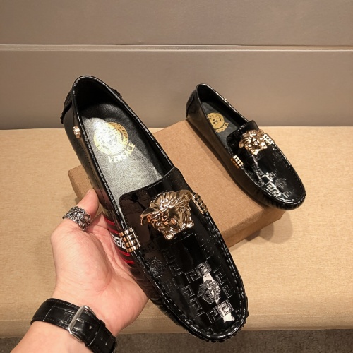 Cheap Versace Leather Shoes For Men #1183668 Replica Wholesale [$68.00 USD] [ITEM#1183668] on Replica Versace Leather Shoes