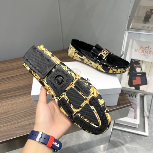 Cheap Versace Leather Shoes For Men #1183687 Replica Wholesale [$68.00 USD] [ITEM#1183687] on Replica Versace Leather Shoes