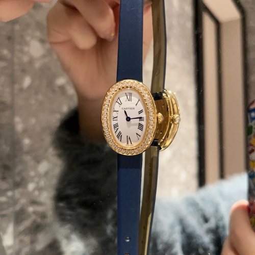 Cheap Cartier AAA Quality Watches In Gold For Women #1183829 Replica Wholesale [$162.00 USD] [ITEM#1183829] on Replica Cartier AAA Quality Watches