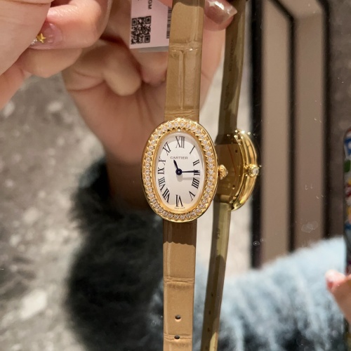 Cheap Cartier AAA Quality Watches In Gold For Women #1183834 Replica Wholesale [$162.00 USD] [ITEM#1183834] on Replica Cartier AAA Quality Watches