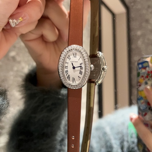 Cheap Cartier AAA Quality Watches In Silver For Women #1183835 Replica Wholesale [$155.00 USD] [ITEM#1183835] on Replica Cartier AAA Quality Watches