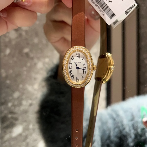 Cheap Cartier AAA Quality Watches In Gold For Women #1183836 Replica Wholesale [$162.00 USD] [ITEM#1183836] on Replica Cartier AAA Quality Watches