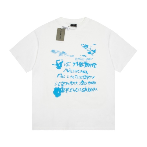 Cheap Balenciaga T-Shirts Short Sleeved For Unisex #1183933 Replica Wholesale [$40.00 USD] [ITEM#1183933] on Replica Balenciaga T-Shirts