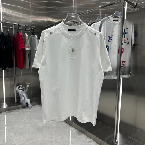 Cheap Chrome Hearts T-Shirts Short Sleeved For Unisex #1183967 Replica Wholesale [$42.00 USD] [ITEM#1183967] on Replica Chrome Hearts T-Shirts