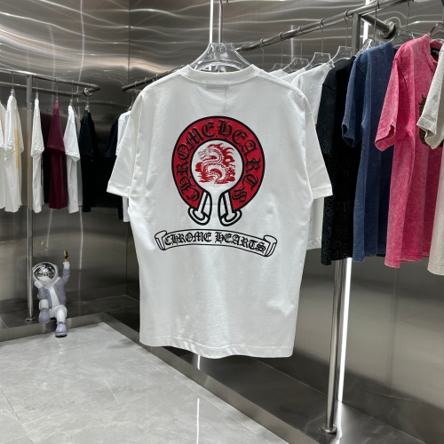 Cheap Chrome Hearts T-Shirts Short Sleeved For Unisex #1183972 Replica Wholesale [$40.00 USD] [ITEM#1183972] on Replica Chrome Hearts T-Shirts