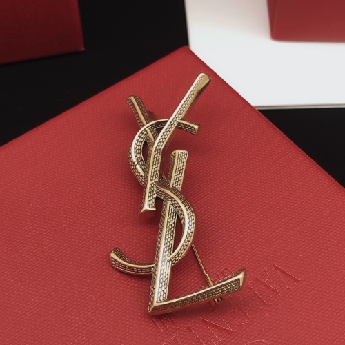 Cheap Yves Saint Laurent Brooches For Women #1184156 Replica Wholesale [$29.00 USD] [ITEM#1184156] on Replica Yves Saint Laurent Brooches