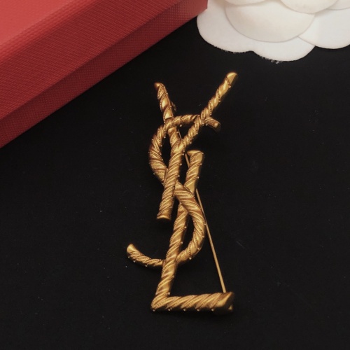 Cheap Yves Saint Laurent Brooches For Women #1184162 Replica Wholesale [$27.00 USD] [ITEM#1184162] on Replica Yves Saint Laurent Brooches