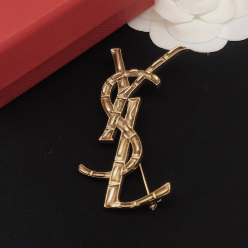 Cheap Yves Saint Laurent Brooches For Women #1184177 Replica Wholesale [$27.00 USD] [ITEM#1184177] on Replica Yves Saint Laurent Brooches