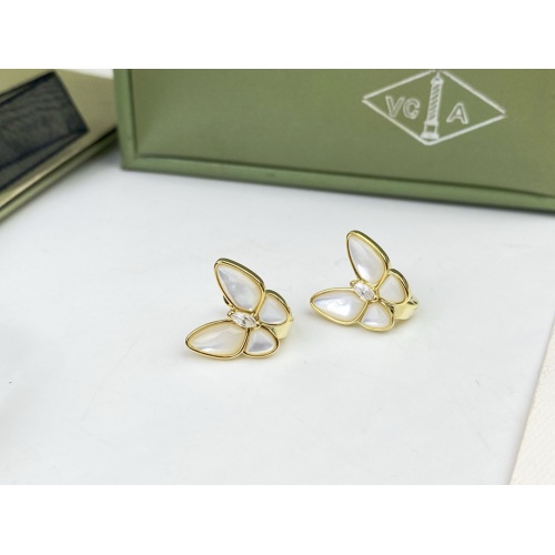 Cheap Van Cleef &amp; Arpels Earrings For Women #1184198 Replica Wholesale [$34.00 USD] [ITEM#1184198] on Replica Van Cleef &amp; Arpels Earrings
