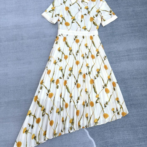 Cheap Christian Dior Dresses Short Sleeved For Women #1184222 Replica Wholesale [$112.00 USD] [ITEM#1184222] on Replica Christian Dior Dresses