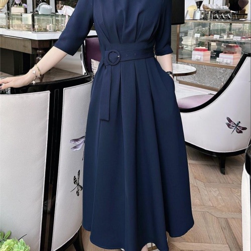 Cheap Christian Dior Dresses Middle Sleeved For Women #1184234 Replica Wholesale [$108.00 USD] [ITEM#1184234] on Replica Christian Dior Dresses