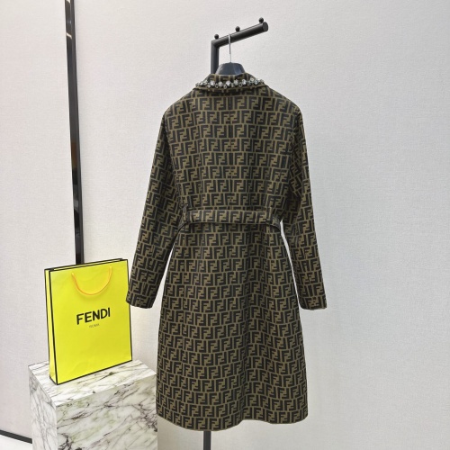 Cheap Fendi Dresses Long Sleeved For Women #1184245 Replica Wholesale [$170.00 USD] [ITEM#1184245] on Replica Fendi Dresses