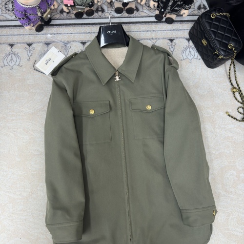 Cheap Celine Jackets Long Sleeved For Women #1184274 Replica Wholesale [$158.00 USD] [ITEM#1184274] on Replica Celine Jackets