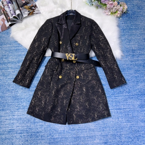 Cheap Yves Saint Laurent YSL Jackets Long Sleeved For Women #1184287 Replica Wholesale [$128.00 USD] [ITEM#1184287] on Replica Yves Saint Laurent YSL Jackets