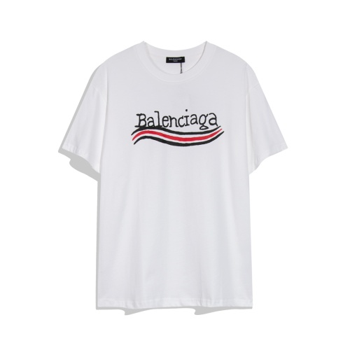 Cheap Balenciaga T-Shirts Short Sleeved For Unisex #1184492 Replica Wholesale [$38.00 USD] [ITEM#1184492] on Replica Balenciaga T-Shirts