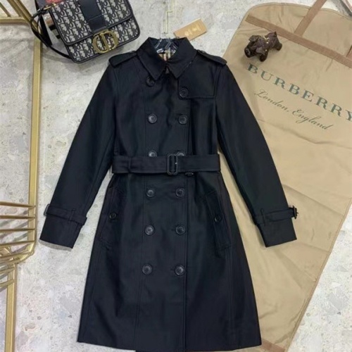 Cheap Burberry Trench Coat Long Sleeved For Women #1184869 Replica Wholesale [$160.00 USD] [ITEM#1184869] on Replica Burberry Trench Coat