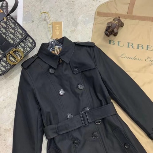 Cheap Burberry Trench Coat Long Sleeved For Women #1184869 Replica Wholesale [$160.00 USD] [ITEM#1184869] on Replica Burberry Trench Coat