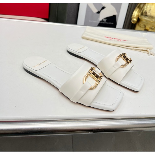 Cheap Salvatore Ferragamo Slippers For Women #1184975 Replica Wholesale [$82.00 USD] [ITEM#1184975] on Replica Salvatore Ferragamo Slippers