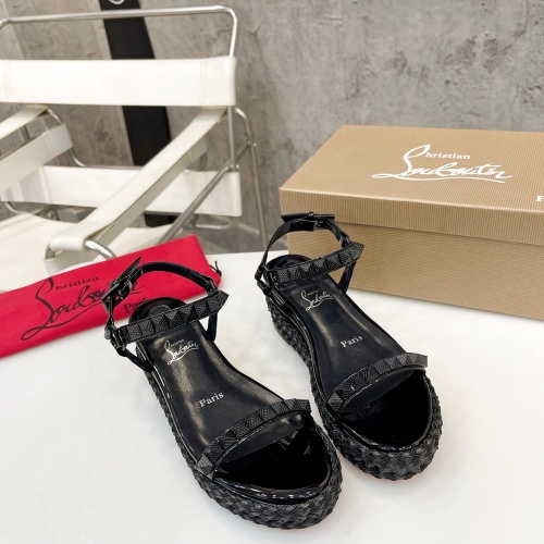 Cheap Christian Louboutin Sandal For Women #1185072 Replica Wholesale [$100.00 USD] [ITEM#1185072] on Replica Christian Louboutin Sandal