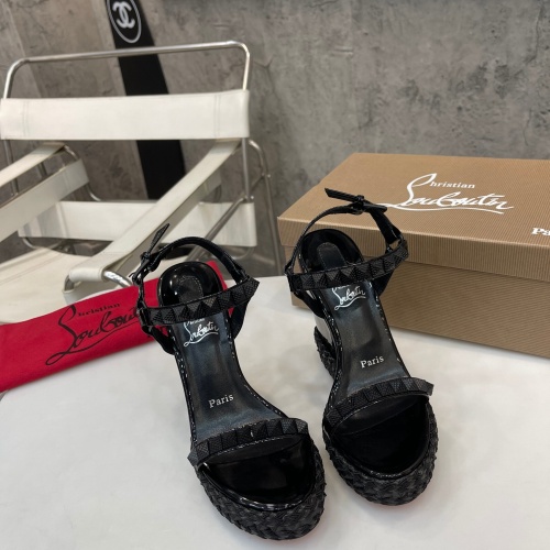 Cheap Christian Louboutin Sandal For Women #1185075 Replica Wholesale [$100.00 USD] [ITEM#1185075] on Replica Christian Louboutin Sandal