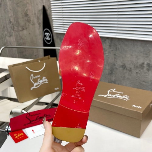 Cheap Christian Louboutin CL Slippers For Women #1185082 Replica Wholesale [$92.00 USD] [ITEM#1185082] on Replica Christian Louboutin CL Slippers