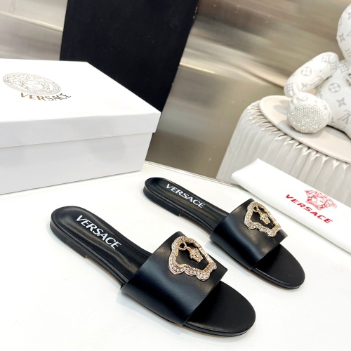 Cheap Versace Slippers For Women #1185139 Replica Wholesale [$80.00 USD] [ITEM#1185139] on Replica Versace Slippers