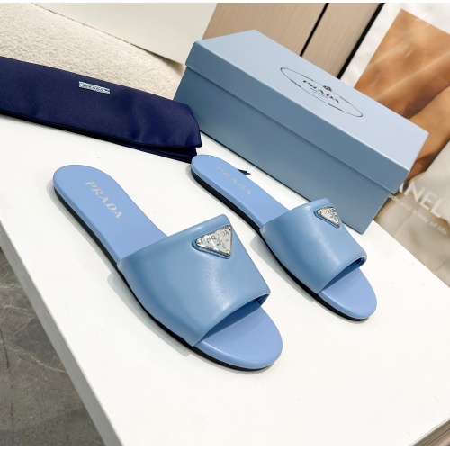 Cheap Prada Slippers For Women #1185233 Replica Wholesale [$82.00 USD] [ITEM#1185233] on Replica Prada Slippers