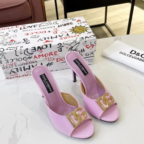 Cheap Dolce &amp; Gabbana D&amp;G Slippers For Women #1185359 Replica Wholesale [$85.00 USD] [ITEM#1185359] on Replica Dolce &amp; Gabbana D&amp;G Slippers
