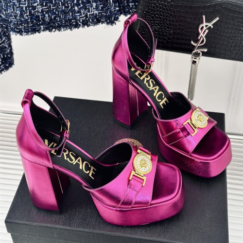 Cheap Versace Sandal For Women #1185569 Replica Wholesale [$125.00 USD] [ITEM#1185569] on Replica Versace Sandal