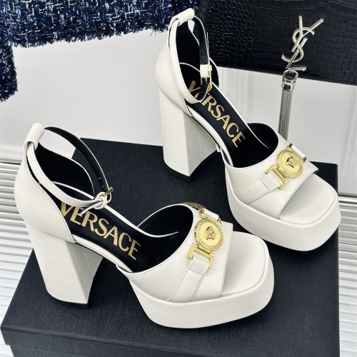 Cheap Versace Sandal For Women #1185571 Replica Wholesale [$125.00 USD] [ITEM#1185571] on Replica Versace Sandal