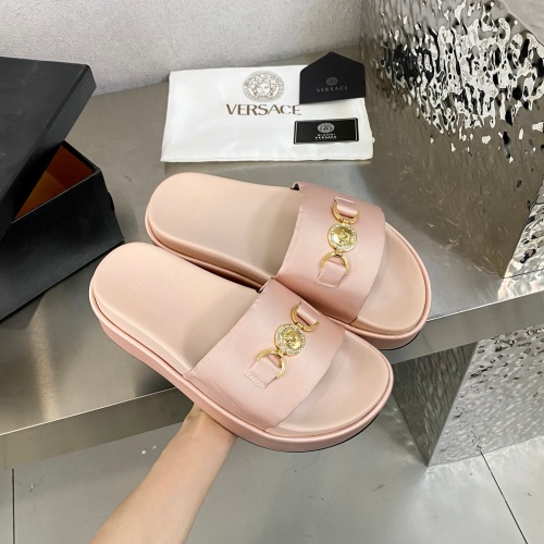 Cheap Versace Slippers For Women #1185668 Replica Wholesale [$100.00 USD] [ITEM#1185668] on Replica Versace Slippers