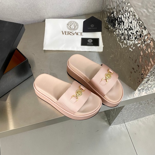 Cheap Versace Slippers For Women #1185668 Replica Wholesale [$100.00 USD] [ITEM#1185668] on Replica Versace Slippers