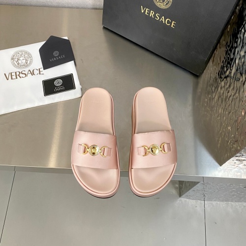 Cheap Versace Slippers For Women #1185668 Replica Wholesale [$100.00 USD] [ITEM#1185668] on Replica Versace Slippers