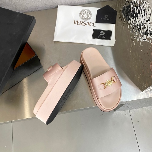 Cheap Versace Slippers For Women #1185668 Replica Wholesale [$100.00 USD] [ITEM#1185668] on Replica Versace Slippers