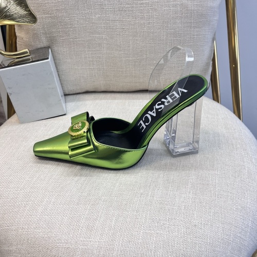 Cheap Versace Sandal For Women #1185675 Replica Wholesale [$128.00 USD] [ITEM#1185675] on Replica Versace Sandal