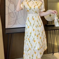 Cheap Christian Dior Dresses Short Sleeved For Women #1184222 Replica Wholesale [$112.00 USD] [ITEM#1184222] on Replica Christian Dior Dresses