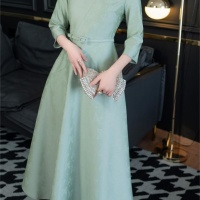 Christian Dior Dresses Middle Sleeved For Women #1184232