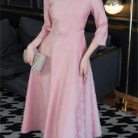 Christian Dior Dresses Middle Sleeved For Women #1184233