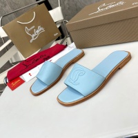 Cheap Christian Louboutin CL Slippers For Women #1185081 Replica Wholesale [$92.00 USD] [ITEM#1185081] on Replica Christian Louboutin CL Slippers