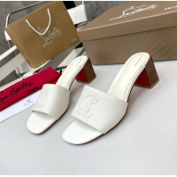 Cheap Christian Louboutin CL Slippers For Women #1185091 Replica Wholesale [$96.00 USD] [ITEM#1185091] on Replica Christian Louboutin CL Slippers
