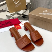 Cheap Christian Louboutin CL Slippers For Women #1185101 Replica Wholesale [$96.00 USD] [ITEM#1185101] on Replica Christian Louboutin CL Slippers