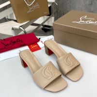 Cheap Christian Louboutin CL Slippers For Women #1185102 Replica Wholesale [$96.00 USD] [ITEM#1185102] on Replica Christian Louboutin CL Slippers