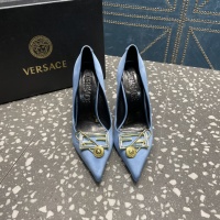 Cheap Versace High-Heeled Shoes For Women #1185598 Replica Wholesale [$115.00 USD] [ITEM#1185598] on Replica Versace High-Heeled Shoes