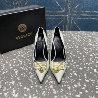 Cheap Versace High-Heeled Shoes For Women #1185601 Replica Wholesale [$115.00 USD] [ITEM#1185601] on Replica Versace High-Heeled Shoes