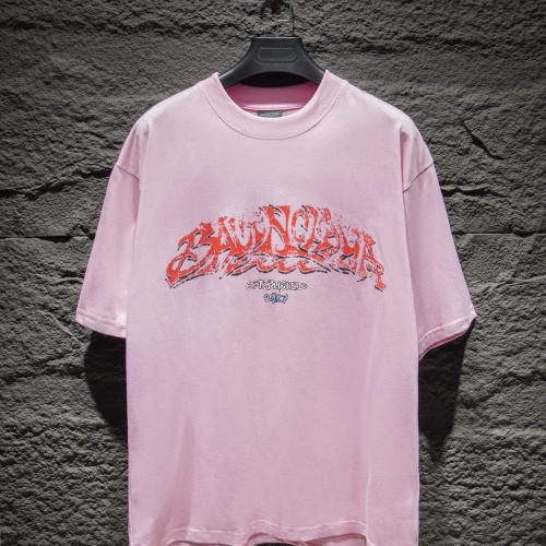 Cheap Balenciaga T-Shirts Short Sleeved For Unisex #1185858 Replica Wholesale [$39.00 USD] [ITEM#1185858] on Replica Balenciaga T-Shirts