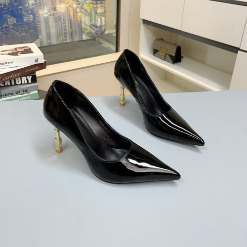 Cheap Balmain High-Heeled Shoes For Women #1185905 Replica Wholesale [$80.00 USD] [ITEM#1185905] on Replica Balmain High-Heeled Shoes
