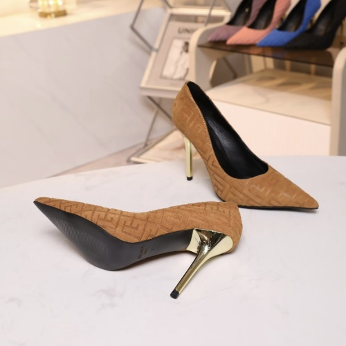 Cheap Balmain High-Heeled Shoes For Women #1185907 Replica Wholesale [$80.00 USD] [ITEM#1185907] on Replica Balmain High-Heeled Shoes